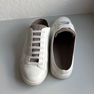 Vince White Slip-On Sneakers